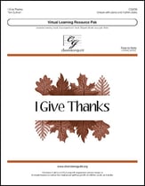 I Give Thanks Unison choral sheet music cover